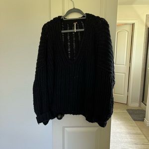 Free People Chunky oversized sweater